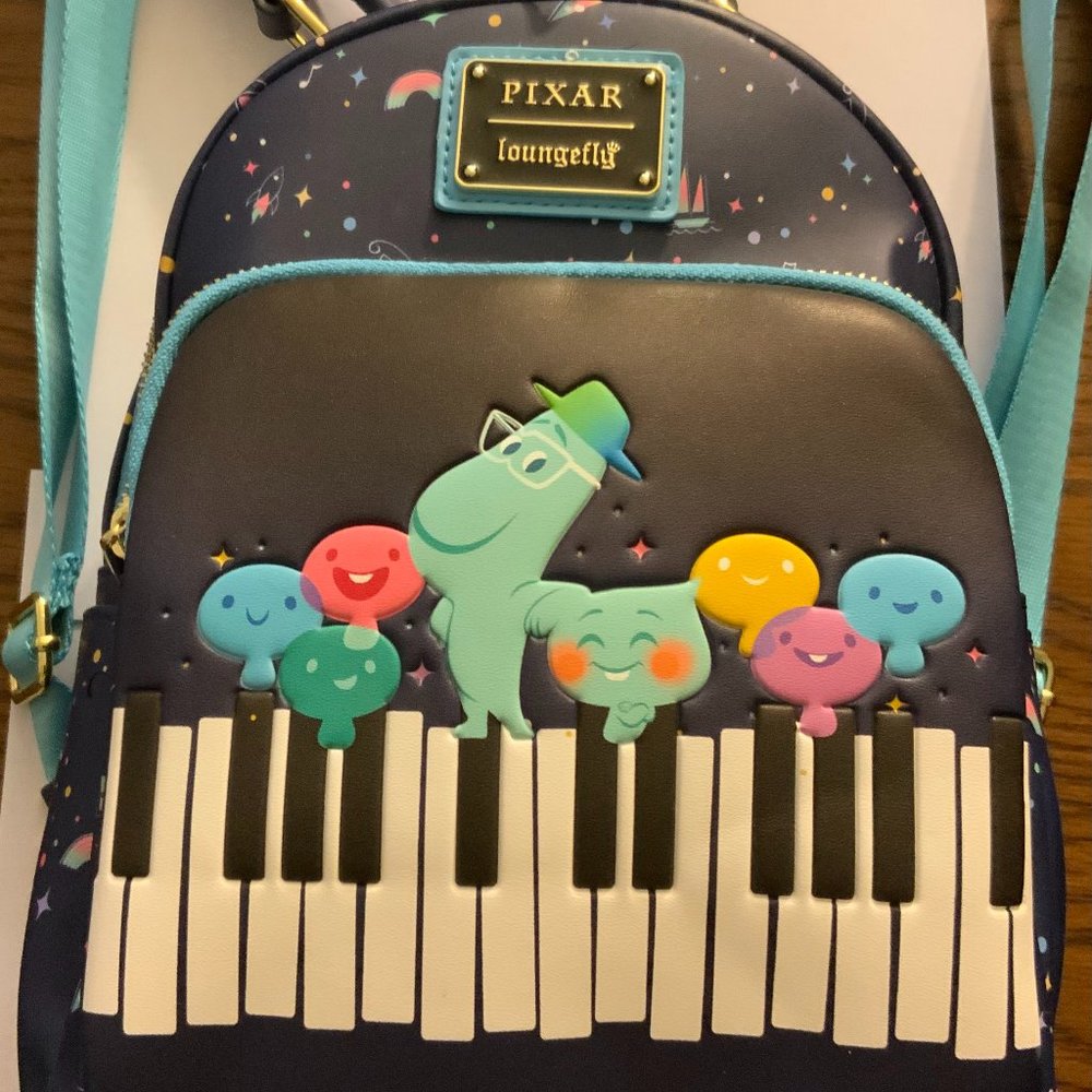 NWOT - Disney Loungefly Pixar Soul Piano Mini Backpack